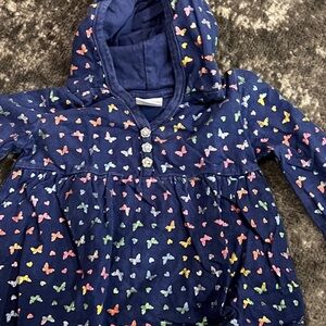 Wonderkids Navy Butterfly Hoodie